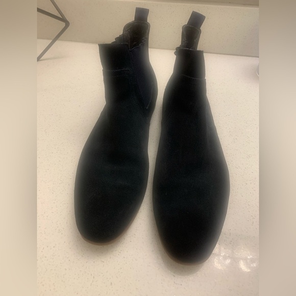 Men’s‎ RAIL Navy Blue Suede Chelsea Slip-on Boots Shoes 43 10 US - Picture 8 of 9
